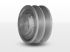 Roata de curea SPZ 060/2 aluminiu