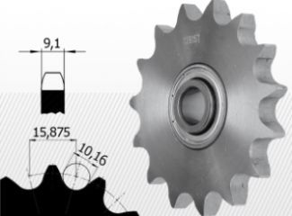 Roata de tensionare 10B-1 Z=13 S