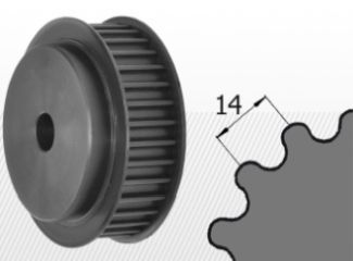 Roata dintata 144 HTD14M 170