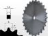 Roata disc pentru lant 04B-1 Z=11