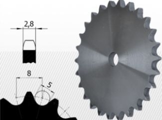 Roata disc pentru lant 05B-1 Z=18