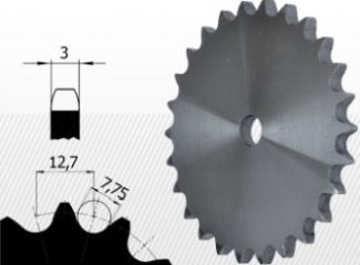 Roata disc pentru lant 081-1 Z=14