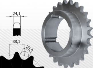 Roata de lant 24B-1 Z=20 BC3020