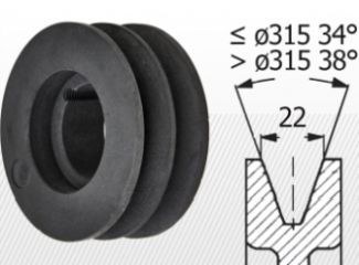 Roata de curea SPC 1000/3 BC5050