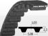 Curea XL-037 (9.39 mm), metru liniar, neopren+insertie fibra de sticla, Concar